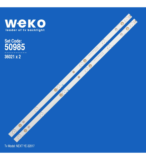 WKSET-5985 36021X2 LB-PF3030-CJ323X6DT30-H 32DT302X6  2 ADET LED BAR