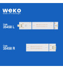 WKSET-5722 35458X4 MS-0818 V5 - A4 102-105LM 3.2-3.4V 0R WR 4 ADET LED BAR  İKİYE BÖLÜNMÜŞ