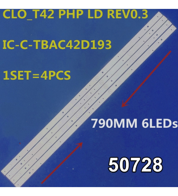 DEXTER WKSET-5728 35683X4 CL0_T42 PHP LD REV.03 - IC-C-TBAC42D193 4 ADET LED BAR