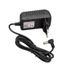 POWERMASTER PM-8115 12 VOLT - 1.5 AMPER 5.5*2.5 UÇLU PLASTİK KASA PRİZ TİPİ ADAPTÖR