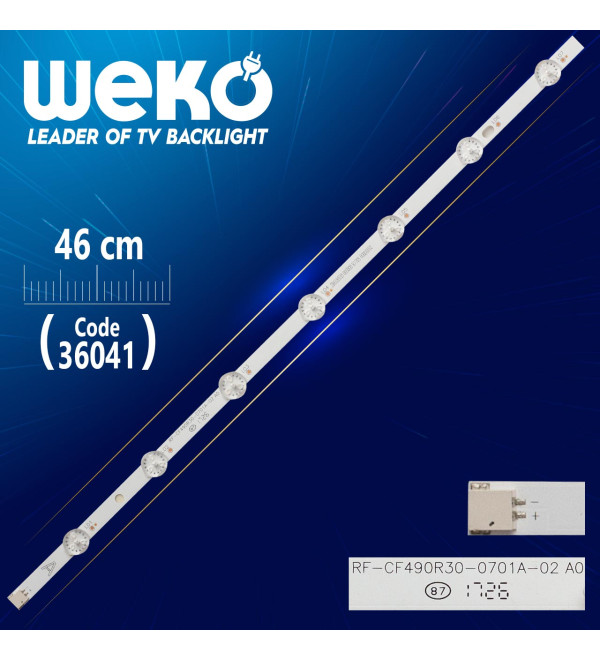 RF-CF490R30-0701A-02 A0  7 LEDLİ 46 CM