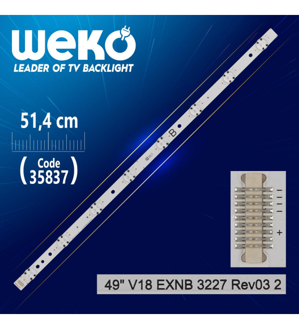 49 V18 EXNB 3227 REV03 2 -A- 51.4 CM 8 LEDLİ - (WK-1299)