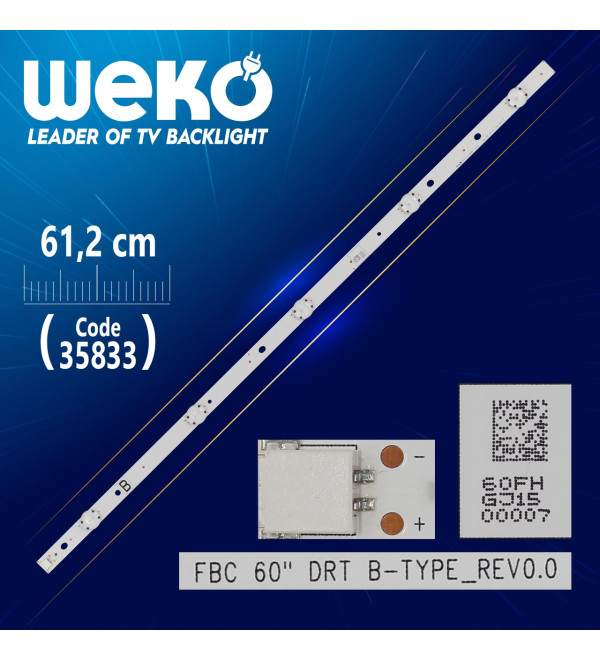 FBC 60 DRT B-TYPE_REV0.0 - 61.2 CM 5 LEDLİ - (WK-1295)