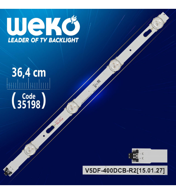 V5DF-400DCB-R2 - 36.4 CM 4 LEDLİ - (WK-449)