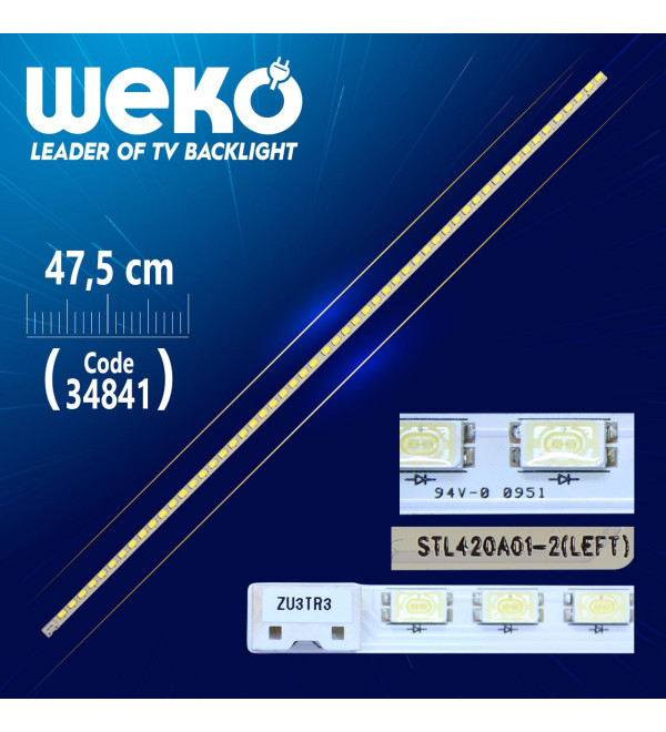 STL420A01-2(LEFT) - 47.5 CM 54 LEDLİ - (WK-711)