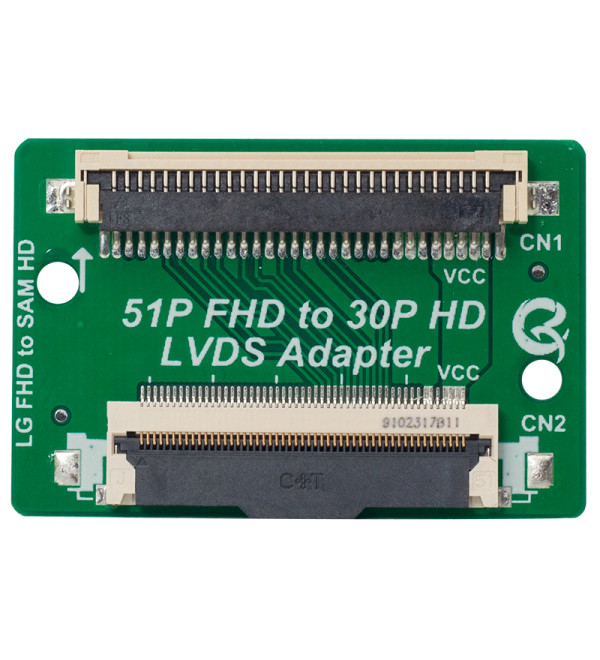 LCD PANEL FLEXİ REPAİR KART 51P FHD TO 30P HD LVDS ADAPTER LG FHD TO SAM HD QK08V2 QK8002A