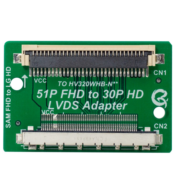 DEXTER LCD PANEL FLEXİ REPAİR KART 51P FHD TO 30P HD LVDS TO FPC SAM FHD TO LG HD QK0807B