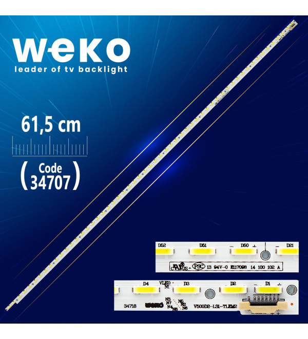 V500D2-LS1-TLEM1- 56 LED 61.5 CM - LEFT - (WK-695)