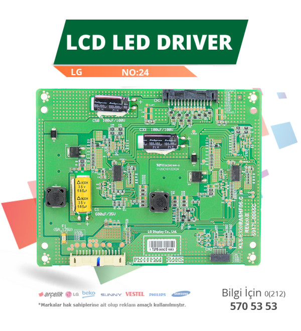 LCD LED DRIVER LG (6917L-0065C,KLS-E320RABHF06 C REV0.0) (LC320EUN SD U1) (NO:24)