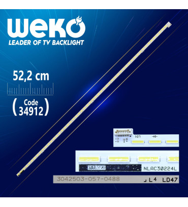 DEXTER NLAC30224L (LEFT) 3032303-057-0210 52.2 CM 54 LEDLİ - (WK-749)