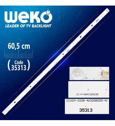 DEXTER IC-A-HWAI32D235 - ECHOM-32DB-4632DB008-A1 - E3-KL-B6 -  8 LEDLİ 60.5 CM - (WK-313)