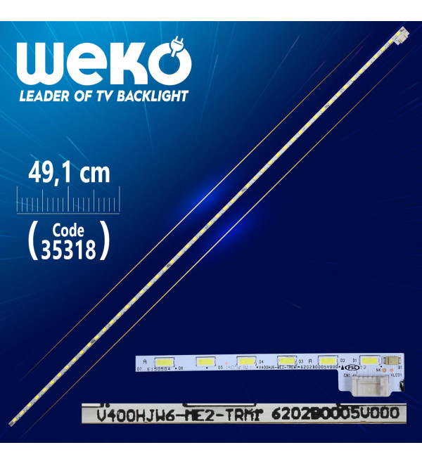 V400HJ6-ME2-TREM1 - 6202B0005V000 - 49.1 CM 52 LEDLİ - (WK-296)