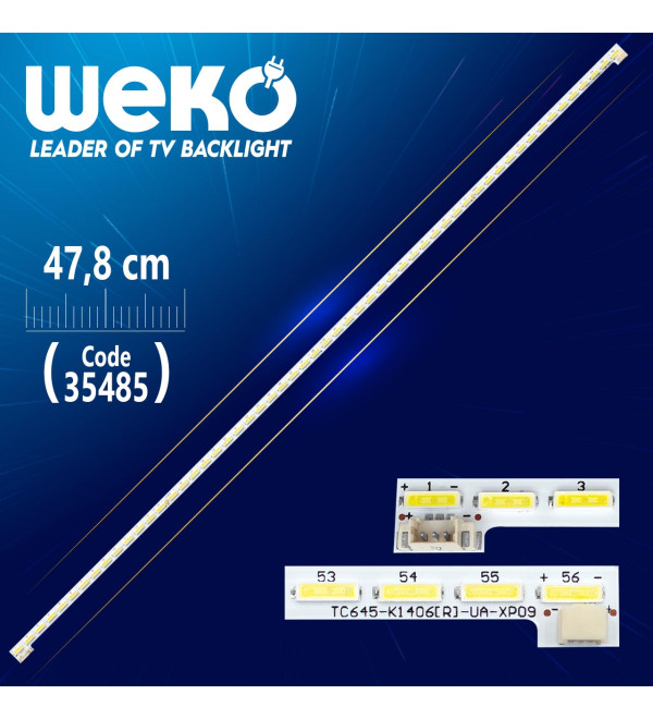 TC645-I1406(R)-UA-XP03 - 56 LEDLİ 47.8 CM - (WK-1031)