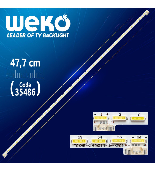 TC645-I1406(M)-UA-XP03 - 56 LEDLİ 47.7 CM - (WK-1032)