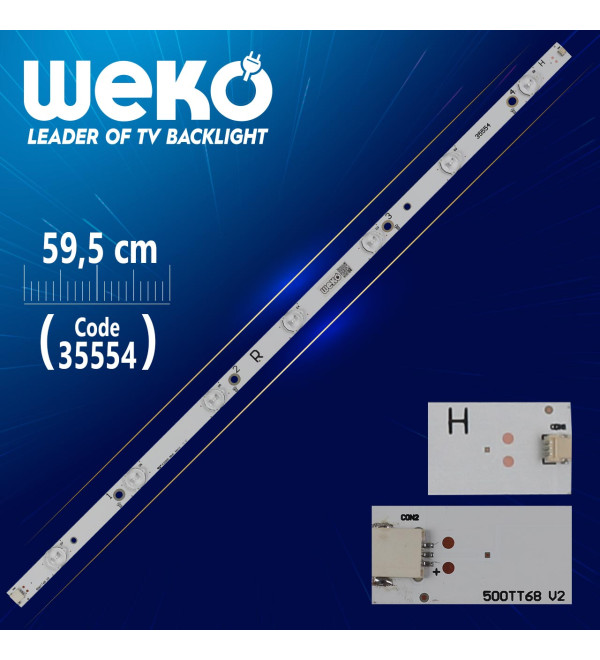 SX-11800730A0-2B554-0-A-54F-3749 R - 500TT68 V2 - 7 LEDLİ 59.5 CM - (WK-438)