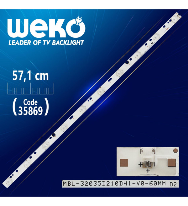 MBL-32035D210DH1-V0-60MM - 57.1 CM 10 LEDLİ - (WK-1331)