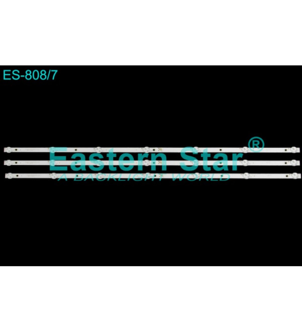 WKSET-6309 37045X3 HRS_SQY40A114_3X7_2W_MCPCB 12MM_V1 3 ADET LED BAR