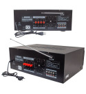 MAGICVOICE MV-550 2X100 WATT USB/SD/UK BALANS BT/FM 4 MİK. GİRİŞLİ 4 HOP. ÇIKIŞLI STREO TRAFOSUZ MIXER KÜP ANFİ