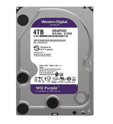 DEXTER WESTERN DIGITAL PURPLE WD40PURZ/WD42PURZ 4 TB SATA 6GB/S 7/24 GÜVENLİK HARDDISK