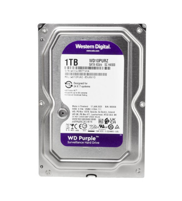 DEXTER WESTERN DIGITAL PURPLE WD10PURZ 1 TB SATA 6GB/S 7/24 GÜVENLİK HARDDİSK