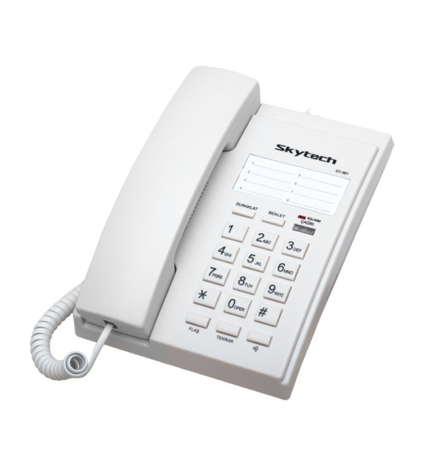 SKYTECH ST-361 KABLOLU EKRANSIZ TELEFON (SİYAH*BEYAZ)