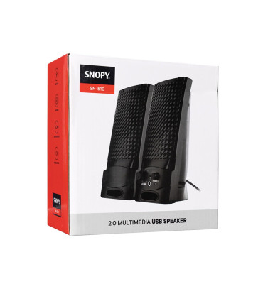 DEXTER SNOPY SN-510 3 WATT USB 2.0 SİYAH  1+1 SPEAKER