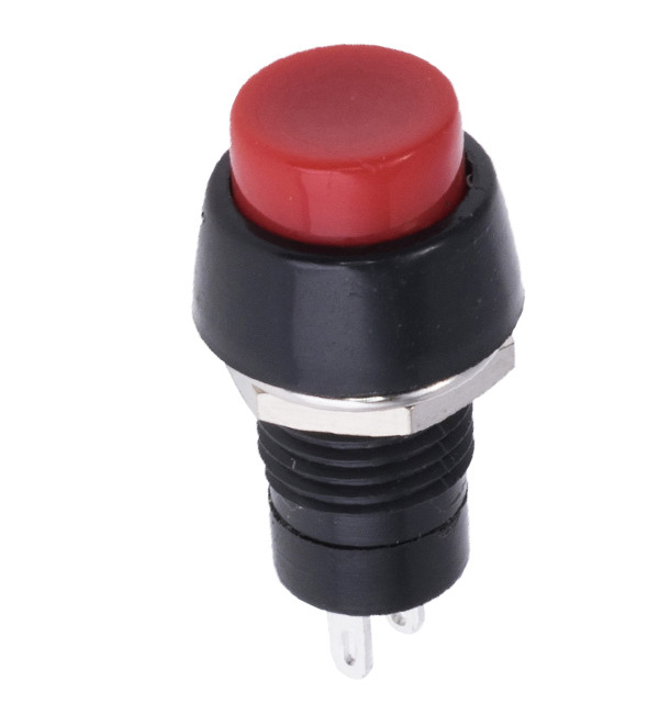 YUVARLAK ANAHTARLI KALICILI 10 MM PLASTİK BUTON (IC-190)