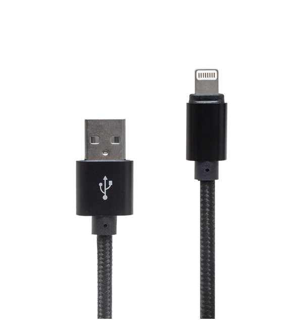 POWERMASTER METAL ÖRGÜLÜ LIGHTNING USB DATA VE ŞARJ KABLOSU