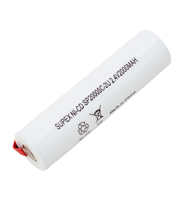 SUPEX 2.4 VOLT - 2000 MAH 2Lİ ÜSTÜSTE DİK SÜPÜRGE PİLİ