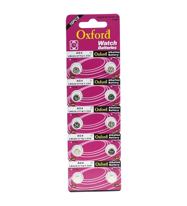 DEXTER OXFORD AG4-377 LR626 ALKALİN SAAT PİLİ (10LU PAKET)