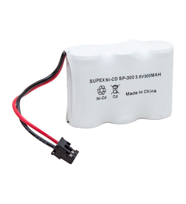 DEXTER SUPEX SP-300 NI-CD 3LÜ KISA AÇIK 3.6 VOLT 300 MAH TELSİZ TELEFON PİLİ