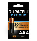 DURACELL OPTIMUM MX1500 1.5 VOLT ALKALİN AA KALEM PİL (4LÜ PAKET)