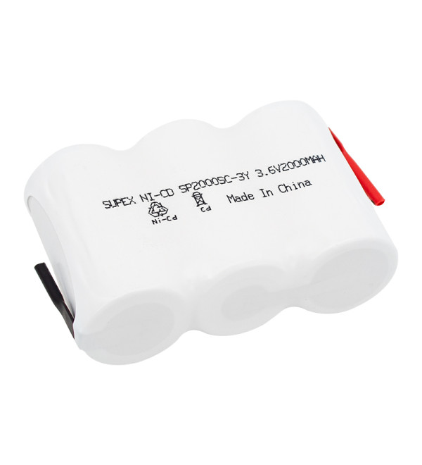 SUPEX 3.6 VOLT - 2000 MAH 3LÜ YANYANA SÜPÜRGE PİLİ