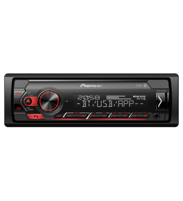 DEXTER PIONEER MVH-S320BT USB/FM/AUX/MP3 BLUETOOTHLU MEKANİKSİZ OTO TEYP 4X50 WATT