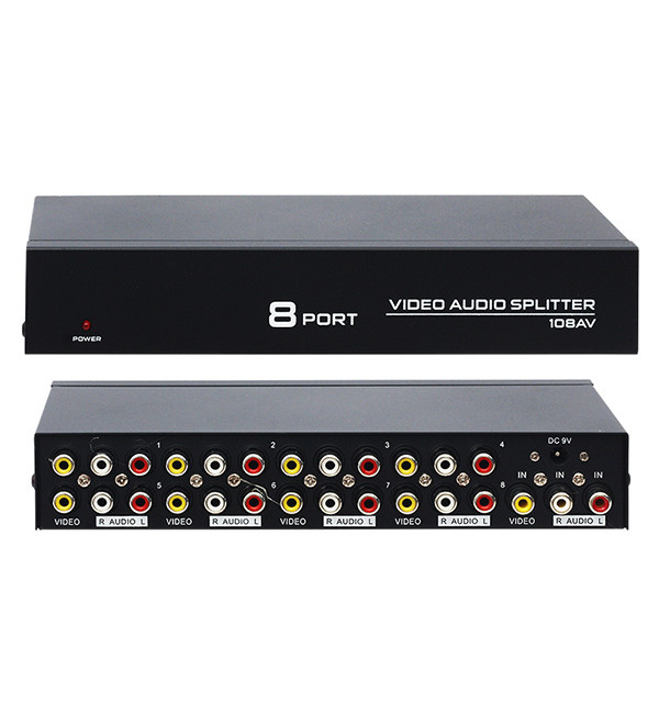 POWERMASTER PM-4832 8 PORT VIDEO AUDIO DAĞITICI (1024X768-85HZ)