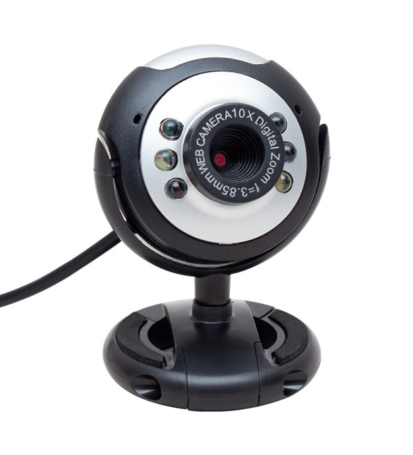 POWERMASTER PM-3962 1.3 MP 10X ZOOM 6 LEDLİ MİKROFONLU USB WEBCAM