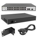 URANIUM POE-2421SFP 2X GIGABIT UPLINK 1X SFP 24 PORT 10/100 MBPS 300 WATT POE SWITCH