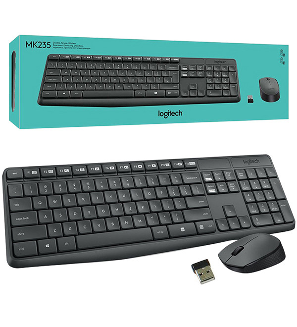 LOGITECH MK235 KABLOSUZ KLAVYE MOUSE SET