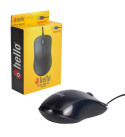 HELLO HL-38 1000 DPI SİYAH KABLOLU OPTİK MOUSE