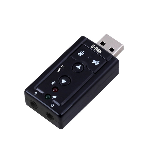 S-LINK SL-U61 USB SES KARTI 2.0 ÇEVİRİCİ ADAPTÖR