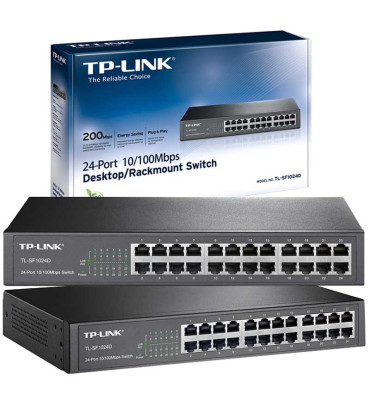 DEXTER TP-LINK TL-SF1024D 24 PORT 10/100 MBPS SWITCH