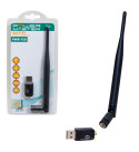 POWERMASTER PWR-150 150 MBPS 7601 İŞLEMCİLİ USB KABLOSUZ ANTENLİ WİFİ ADAPTÖR CDLİ