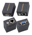 POWERMASTER PM-17297 VGA TO CAT5/CAT6 60 METRE VGA EXTENDER UZATICI