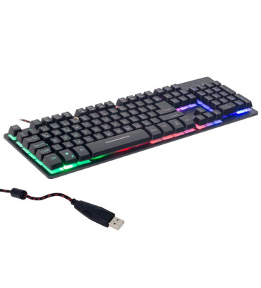 DEXTER HELLO HL-18744 METAL KASA RGB IŞIKLI KABLOLU OYUNCU Q KLAVYE ZYG-800