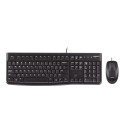 LOGITECH MK120 USB Q SİYAH KABLOLU KLAVYE+MOUSE SET