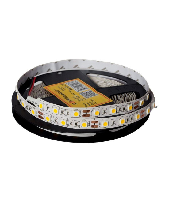 POWERMASTER LED ŞERİT 3 ÇİPLİ MAVİ İÇ MEKAN SİLİKONSUZ 60 LED 5 METRE (4040)