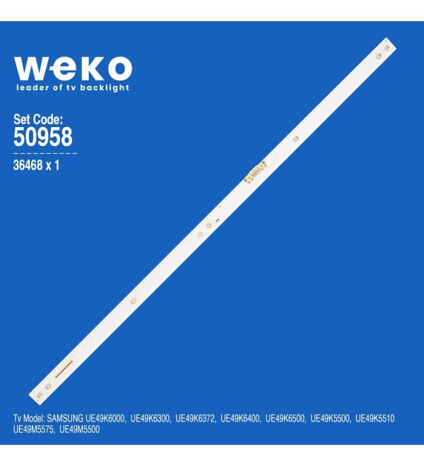 DEXTER WKSET-5958 36468X1 S_K5.5/6.2K_49_SFL70_64LED_REV2.0_160129_LM41-00300A   1 ADET LED BAR