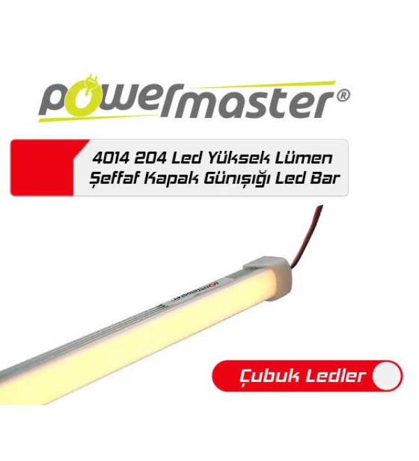 DEXTER POWERMASTER 4014 204 LED ŞEFFAF KAPAK YÜKSEK LÜMEN GÜN IŞIĞI LEDBAR