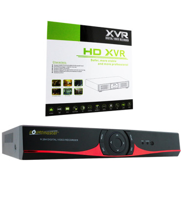 DEXTER POWERMASTER 15464 AHD/ANALOG/IP/TVI/CVI 4 KANAL 2160P 4K ULTRA HD 4 SES GİRİŞLİ DVR KAYIT CİHAZI