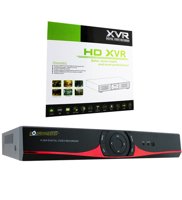 DEXTER POWERMASTER 15464 AHD/ANALOG/IP/TVI/CVI 4 KANAL 2160P 4K ULTRA HD 4 SES GİRİŞLİ DVR KAYIT CİHAZI